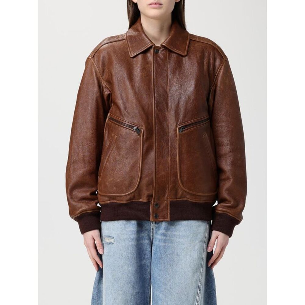 Saint Laurent Women Leather Jacket Saint Laurent